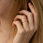 Помолвочное кольцо с бриллиантами (красное золото) 229332421 от ювелирного магазина Оникс - 3
