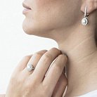Женское кольцо с культивированным пресноводным жемчугом к02842 от ювелирного магазина Оникс - 3