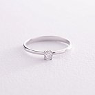 Помолвочное золотое кольцо с бриллиантом 227781121 от ювелирного магазина Оникс - 4