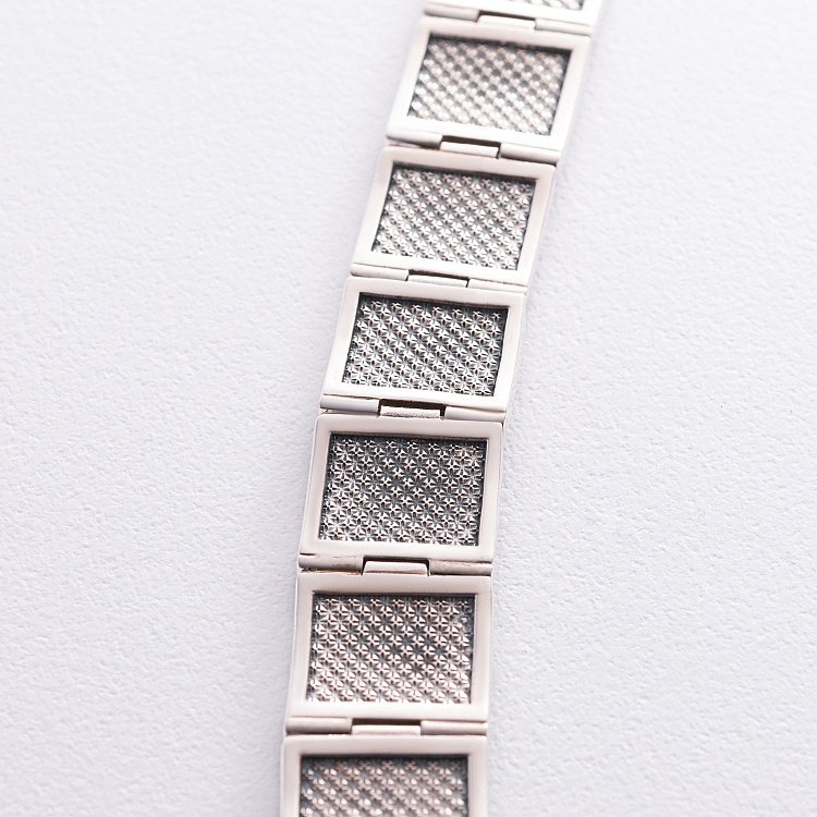 Православный серебряный браслет "Святые Мужи" 076 от ювелирного магазина Оникс - 8