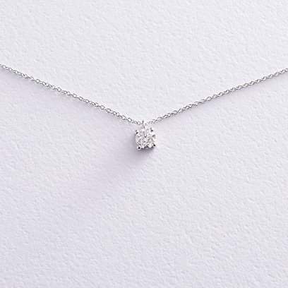 Золоте кольє з діамантом колб0059di