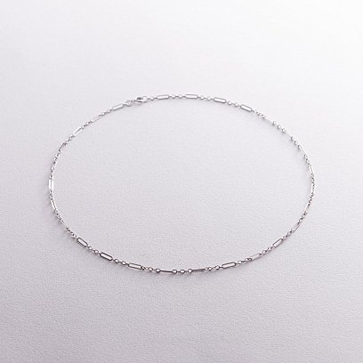 Колье - цепочка в белом золоте кол02387 №3