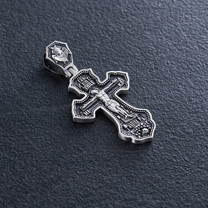 Православний хрест "Розп'яття Христове. Св. Миколай Чудотворець" кд-9