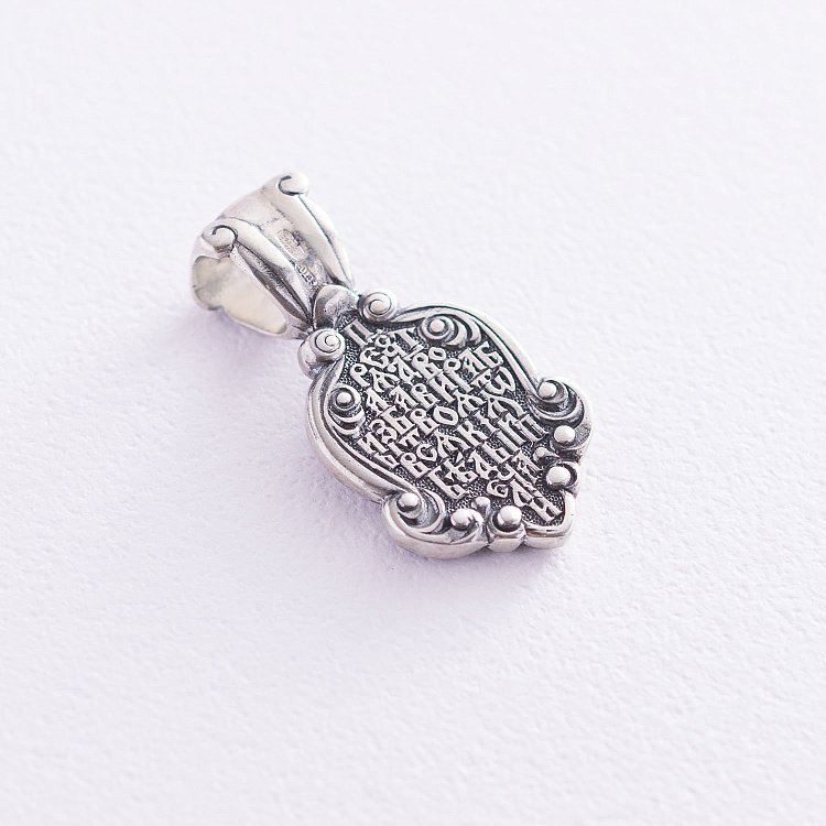 Срібна ладанка "Божа Матір Семистрільна" 133048 від ювелірного магазину Онікс - 1