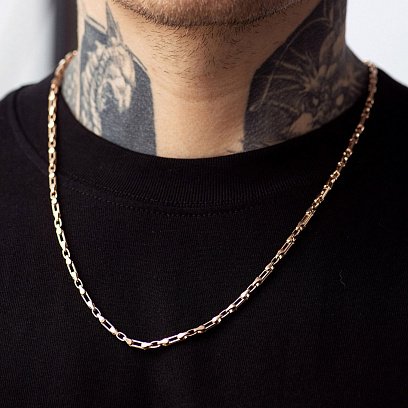 Чоловічий золотий ланцюжок ц00541 №5