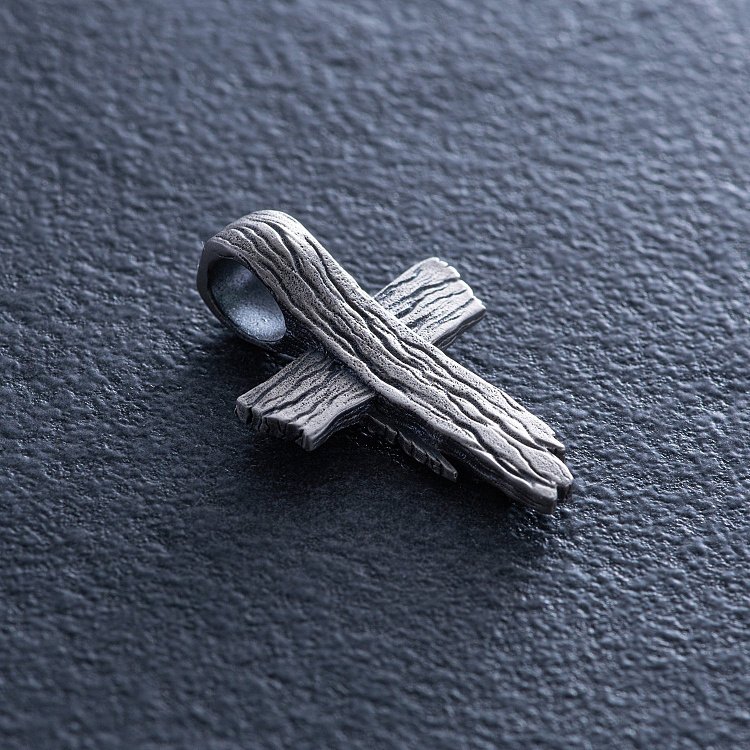 Серебряный крест "Господь Вседержитель" 7094 от ювелирного магазина Оникс - 2