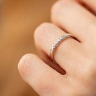 Кольцо с бриллиантами (белое золото) 240141121 от ювелирного магазина Оникс - 4