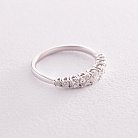 Кольцо в белом золоте с бриллианты кб0428nl от ювелирного магазина Оникс - 2