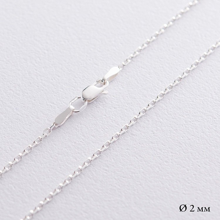 Срібний ланцюжок (якірне плетіння) б010201b від ювелірного магазину Онікс