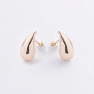 Сережки - пусети "Megan" у жовтому золоті с09268 от ювелирного магазина Оникс - 1