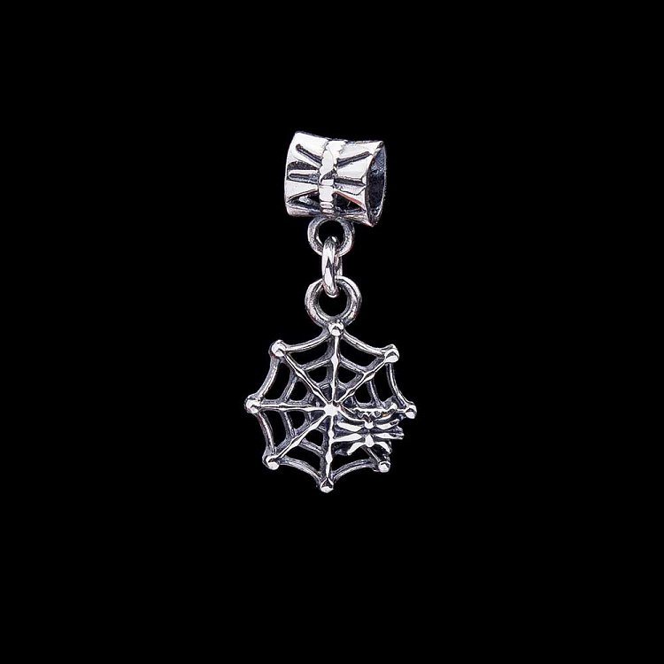 Срібний шарм "Павутинка" 132173 від ювелірного магазину Онікс