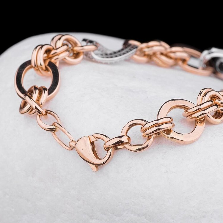 Жіночий браслет з фіанітами б01700 від ювелірного магазину Онікс - 5