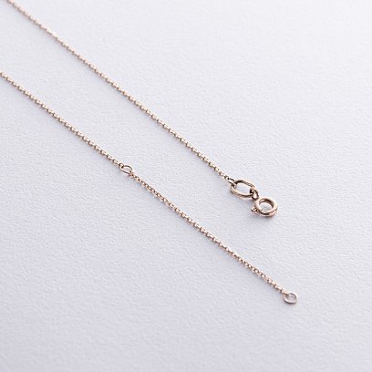 Золотое колье "Клевер" с черными бриллиантами 734833122 №4