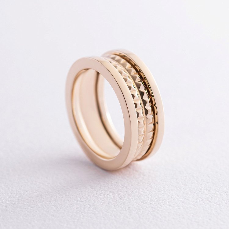 Кольцо "Gina" в желтом золоте к07392 от ювелирного магазина Оникс