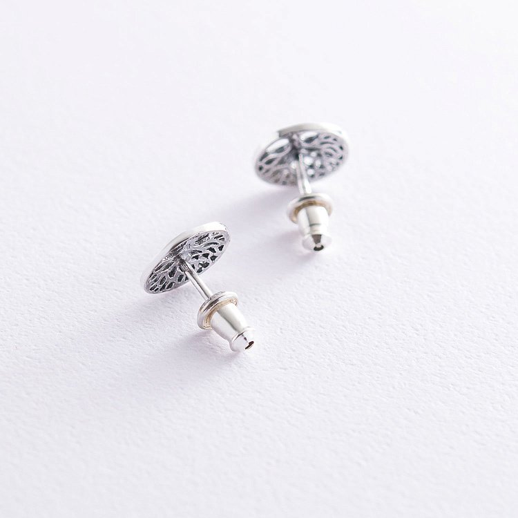 Серебряные серьги "Древо жизни" 122767 от ювелирного магазина Оникс - 2