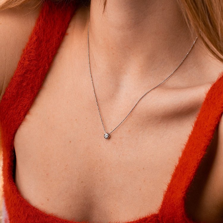 Золота підвіска з діамантом пб0180cha від ювелірного магазину Онікс - 4