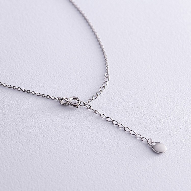 Серебряное колье "Крестик" 1094 от ювелирного магазина Оникс - 3