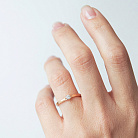 Помолвочное золотое кольцо с бриллиантом 101-10014(3.0)ч от ювелирного магазина Оникс - 3