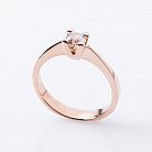 Золотое помолвочное кольцо с бриллиантом р0179к от ювелирного магазина Оникс