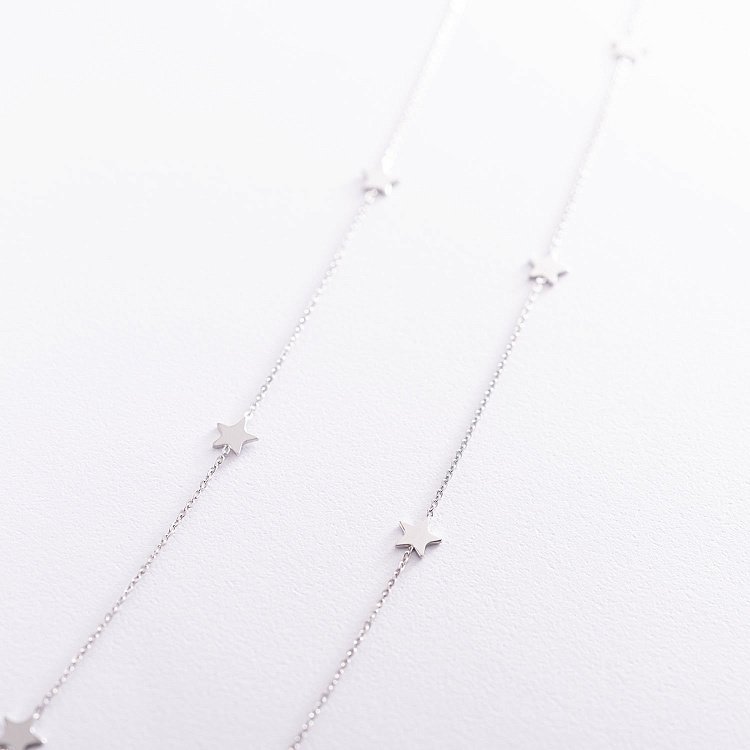 Срібне кольє "Зірочки" 181084 від ювелірного магазину Онікс - 3