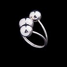 Срібний перстень "Кульки" 11689 от ювелирного магазина Оникс