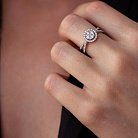 Золотое кольцо с бриллиантами stark346 от ювелирного магазина Оникс - 1