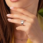 Серебряное кольцо "Новый стиль" 112216 от ювелирного магазина Оникс - 1