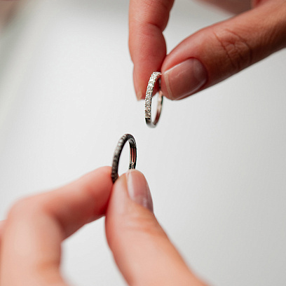 Золотое кольцо с бриллиантами кб0588ri №7