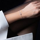 Серебряный браслет с фианитом 141529 от ювелирного магазина Оникс - 1