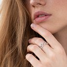 Золотое кольцо с бриллиантами кит0882 от ювелирного магазина Оникс - 1