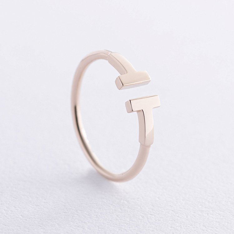 Каблучка "Tina" у жовтому золоті к05762 від ювелірного магазину Онікс - 2