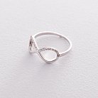 Золотое кольцо Бесконечность к06306 от ювелирного магазина Оникс - 2
