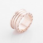 Золотое кольцо без камней к05235 от ювелирного магазина Оникс