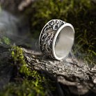 Серебряное кольцо "Японская волна" 7026 от ювелирного магазина Оникс - 3