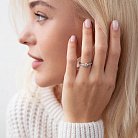 Золотое помолвочное кольцо с бриллиантами кб0216nl от ювелирного магазина Оникс - 1