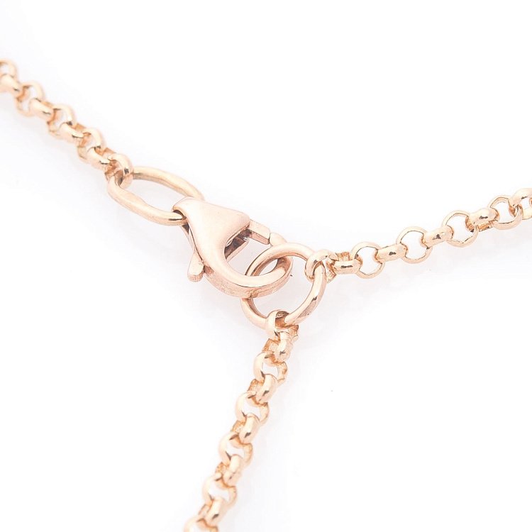 Золотий браслет на ногу з сердечком б03671 від ювелірного магазину Онікс - 2