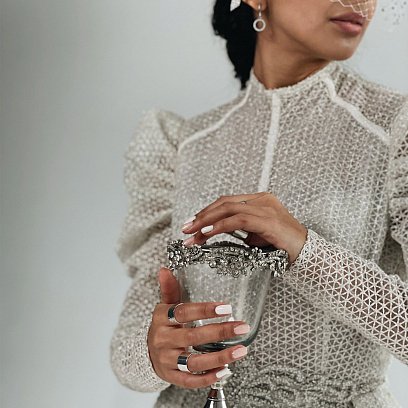 Широка каблучка "Плутон" в сріблі 112143 №37