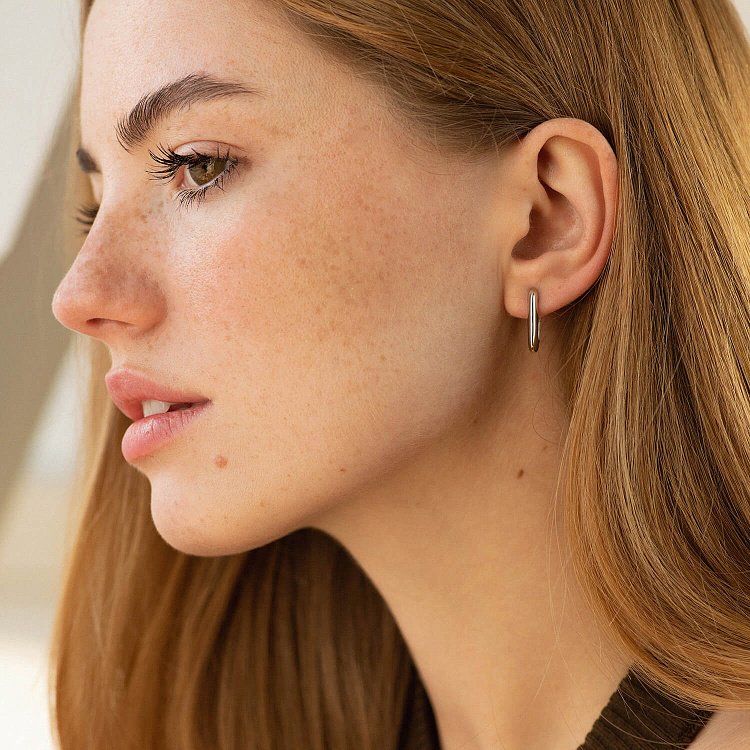 Сережки "Етель" у сріблі 123349 від ювелірного магазину Онікс - 3