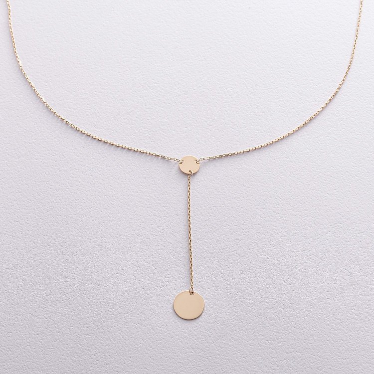 Золоте кольє "Монетки" (можливе гравіювання) кол01478 від ювелірного магазину Онікс - 5