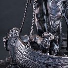 Серебряный подсвечник "Моряки на корабле" сер00027 от ювелирного магазина Оникс - 3