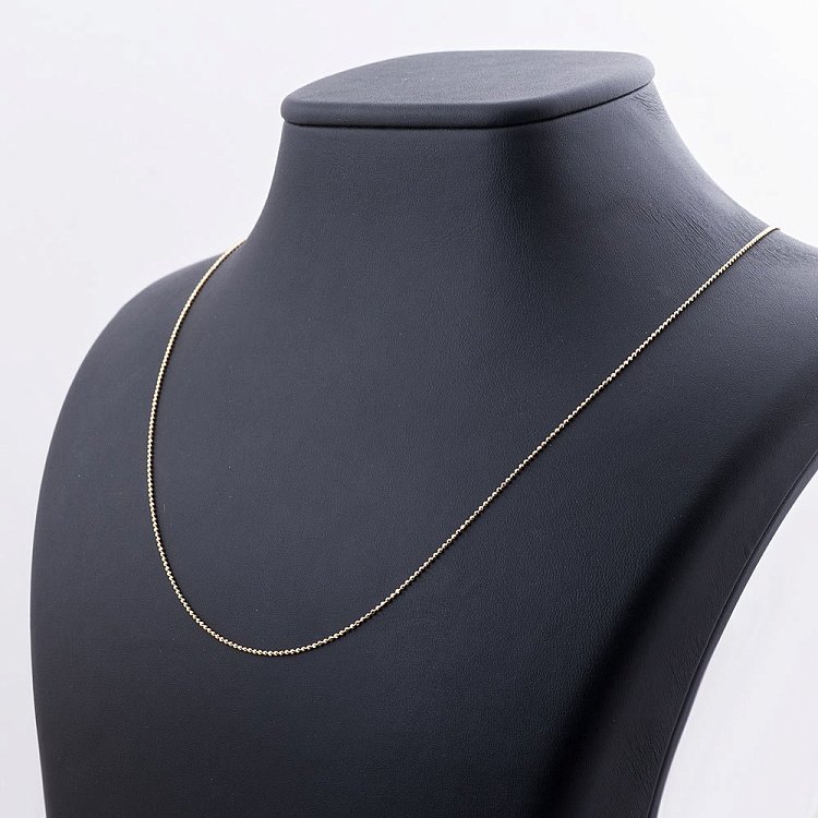 Золотий кульковий ланцюжок (1 мм) ц00170-1 від ювелірного магазину Онікс - 3