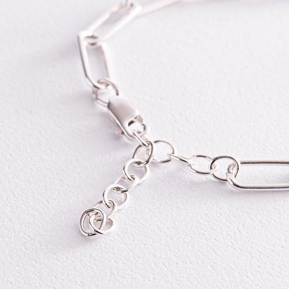 Серебряный браслет "Цепочка" 141604 №5