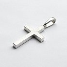 Срібний хрест "Мінімалізм" 132515 от ювелирного магазина Оникс