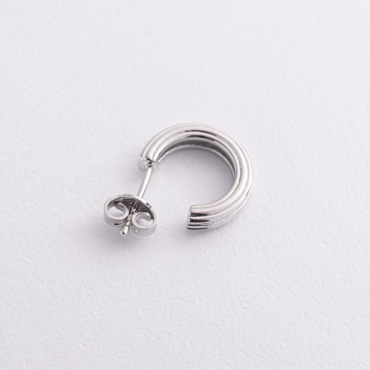 Чоловіча моносережка у сріблі Zancan ESO008 від ювелірного магазину Онікс - 1