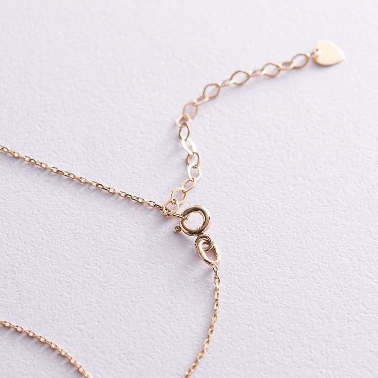 Кольє "Німфа" в жовтому золоті кол01929 від ювелірного магазину Онікс - 3