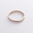 Шариковое кольцо "Одри" в желтом золоте к07597 от ювелирного магазина Оникс - 4