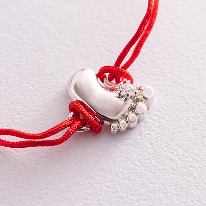 Браслет з червоною ниткою "Ніжка немовляти" 141112 №3