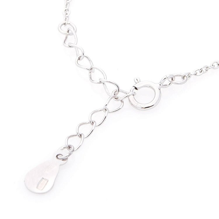 Срібний браслет "Сердечко" (емаль) 141285 від ювелірного магазину Онікс - 2