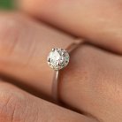 Помолвочное кольцо с бриллиантами (белое золото) 27411121 от ювелирного магазина Оникс - 3