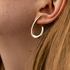 Золоті сережки "Крапельки" с07410 от ювелирного магазина Оникс - 4